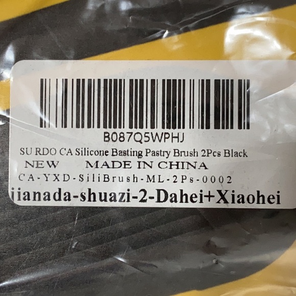 Surdoca 2 Pieces Silicone Basting Pastry Brush Black Small and Large - Picture 4 of 4